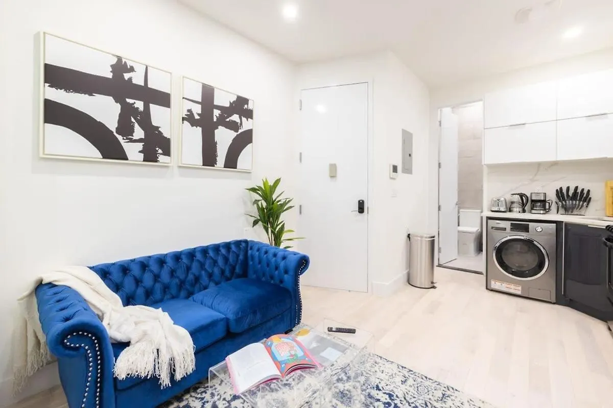 Apartman 317-4C New Modern 1Br W&D Walk To Central Park New York