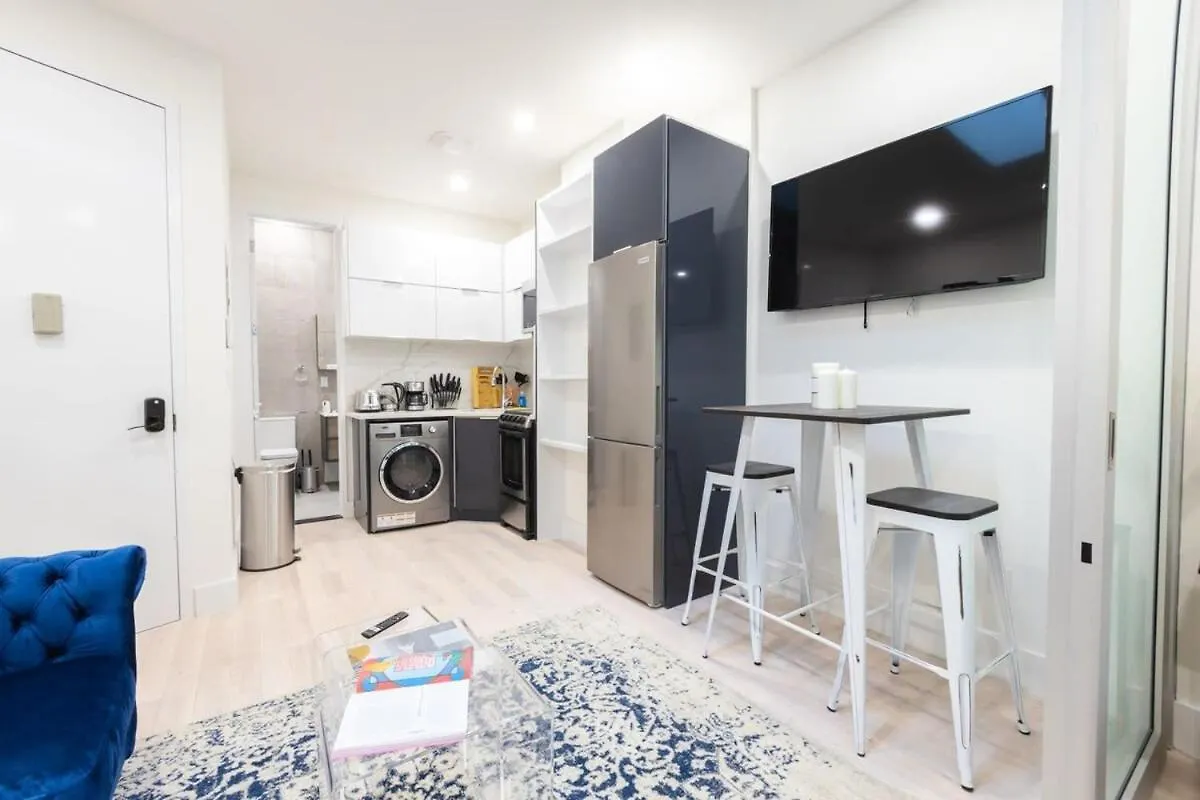 317-4C New Modern 1Br W&D Walk To Central Park New York Amerikai Egyesült Államok